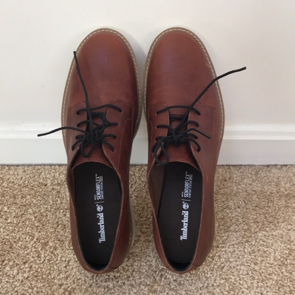 Timberland sensorflex SZ 10 brown lace up boots - Picture 5 of 9
